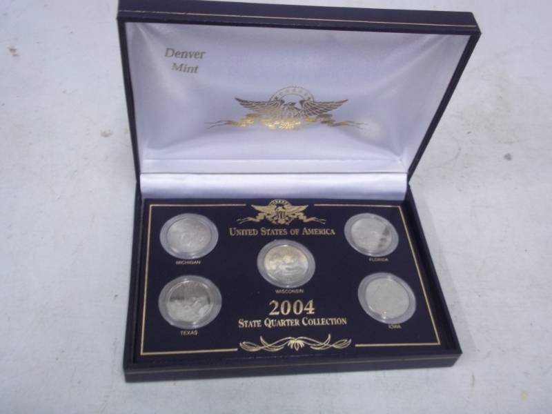 lot 4 image: 2004 State Quarter Collection Denver Mint