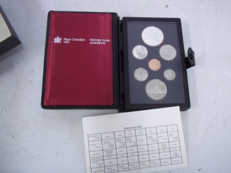 lot 6 image: 1983 Royal Canadian Mint proof Set