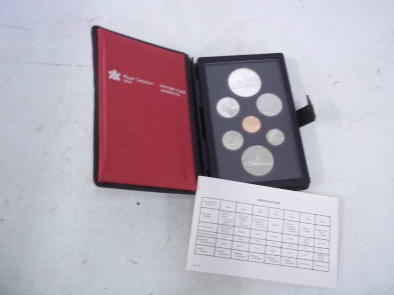 lot 7 image: 1984 Royal Canadian Mint proof Set