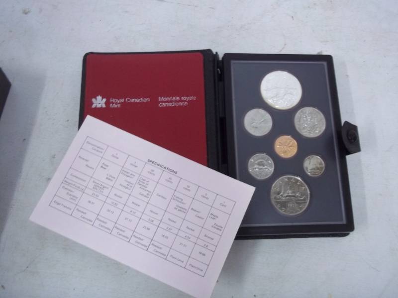 lot 9 image: 1980 Royal Canadian Mint proof Set