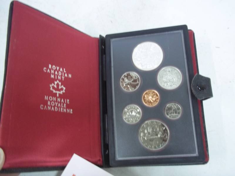 lot 13 image: 1978 Royal Canadian Mint proof Set