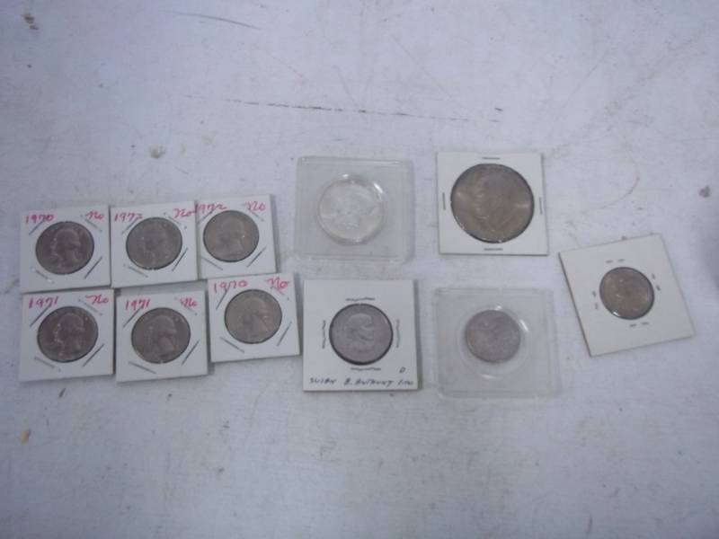 lot 52 image: 11 US Coins