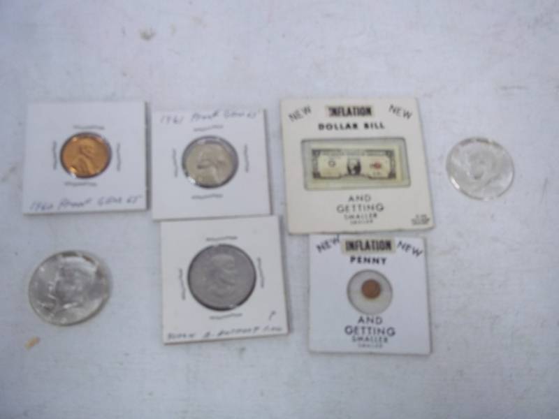 lot 54 image: US Coins and prop pieces