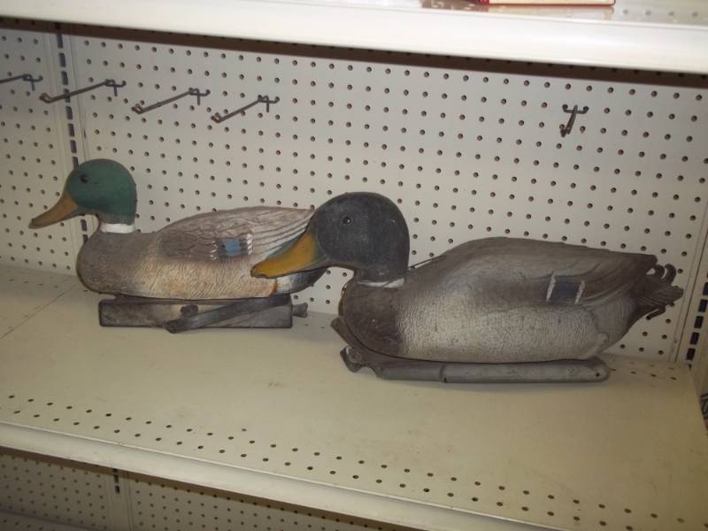 lot 81 image: Pair of duck decoys
