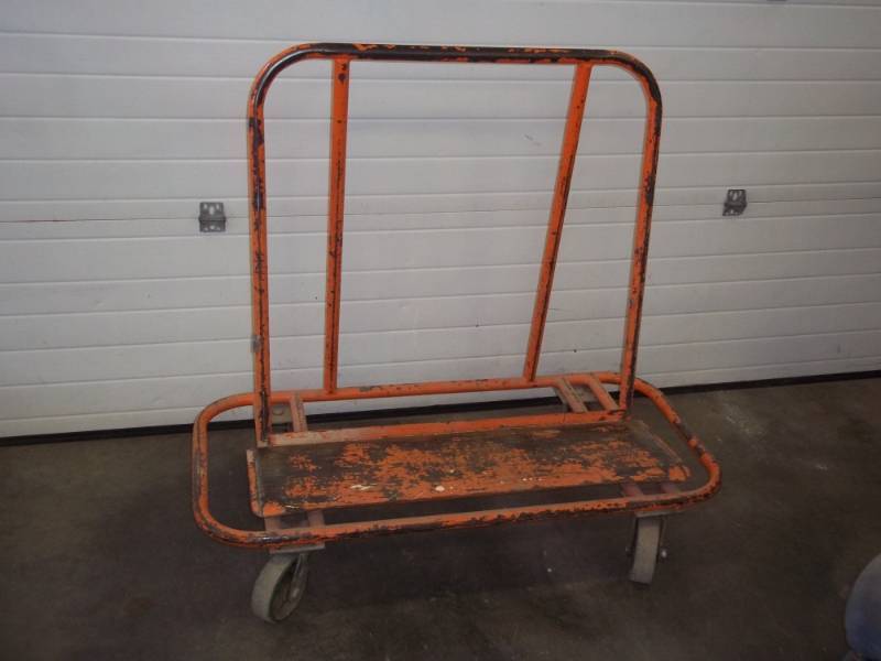 lot 95 image: Sheet good cart  sheet rock  Plywood