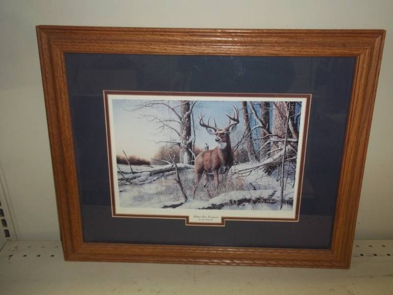 lot 116 image: 20 x 16 Framed Artwork by Jim Hansel
