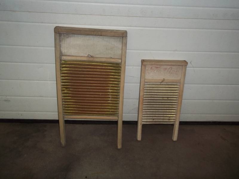 lot 121 image: Pair of washboards