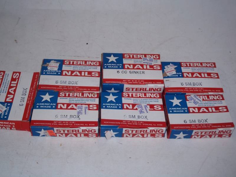 lot 179 image: 7 pound of box nails