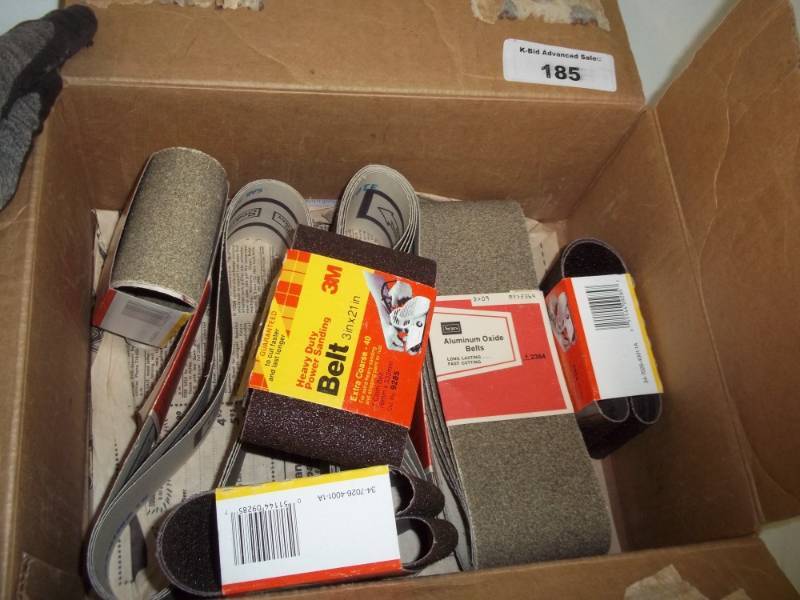 lot 185 image: Belt Sanding Belts
