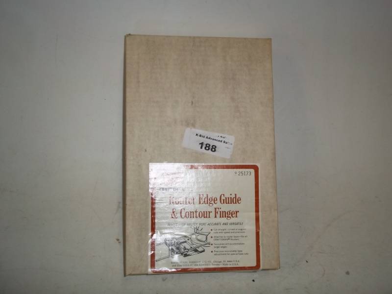 lot 188 image: Router Edge Guide and Contour Finger