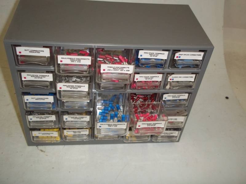 lot 224 image: New Electrical Hardware with Bins