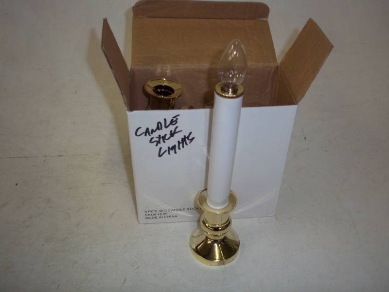 lot 229 image: New Candle stick lights