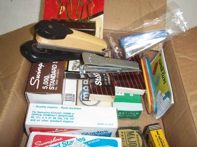 lot 265 image: 3 Staplers with staples