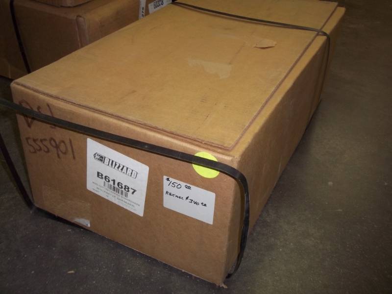 lot 280 image: New Blizzard Cutting edges #B61687, with hardware 8611LP wing cutting