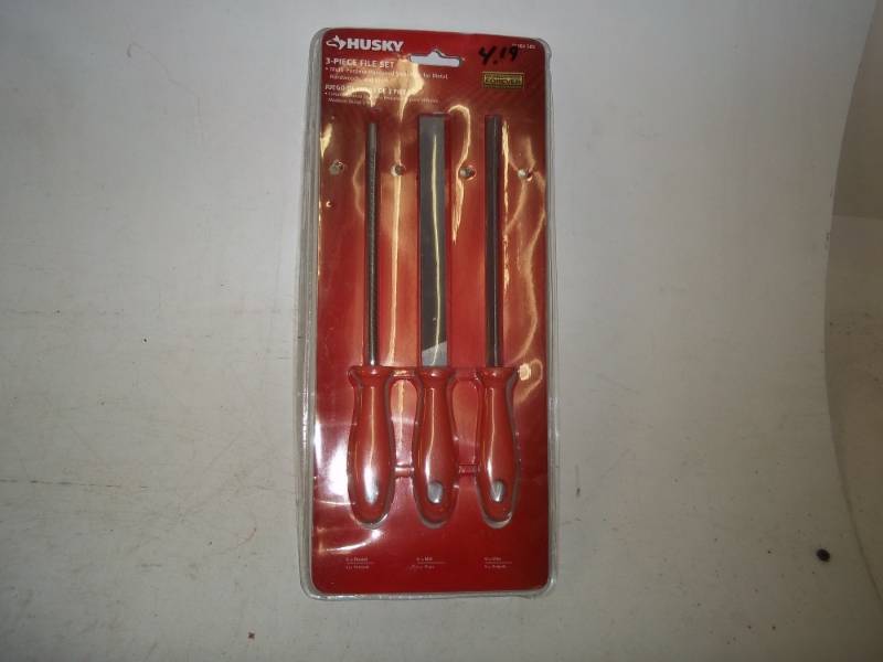lot 314 image: New Huske 3 piece file set