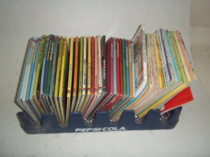 lot 349 image: Walt Disney books and little Critter Golden books with tray