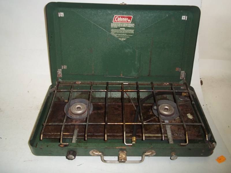 lot 381 image: Coleman Propane Stove double burner