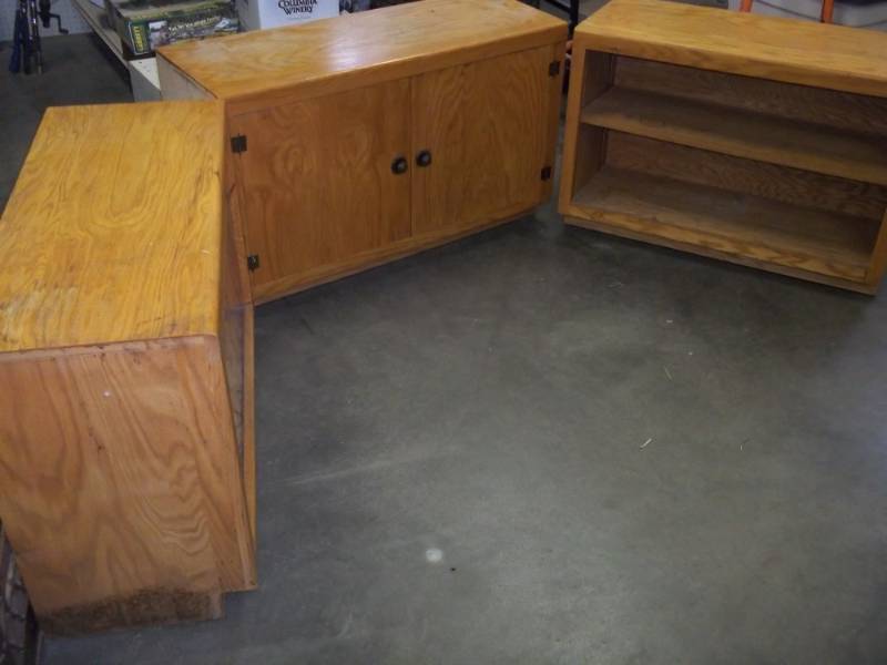 lot 430 image: 3 Cabinets 36 wide x 15 deep x 25 high