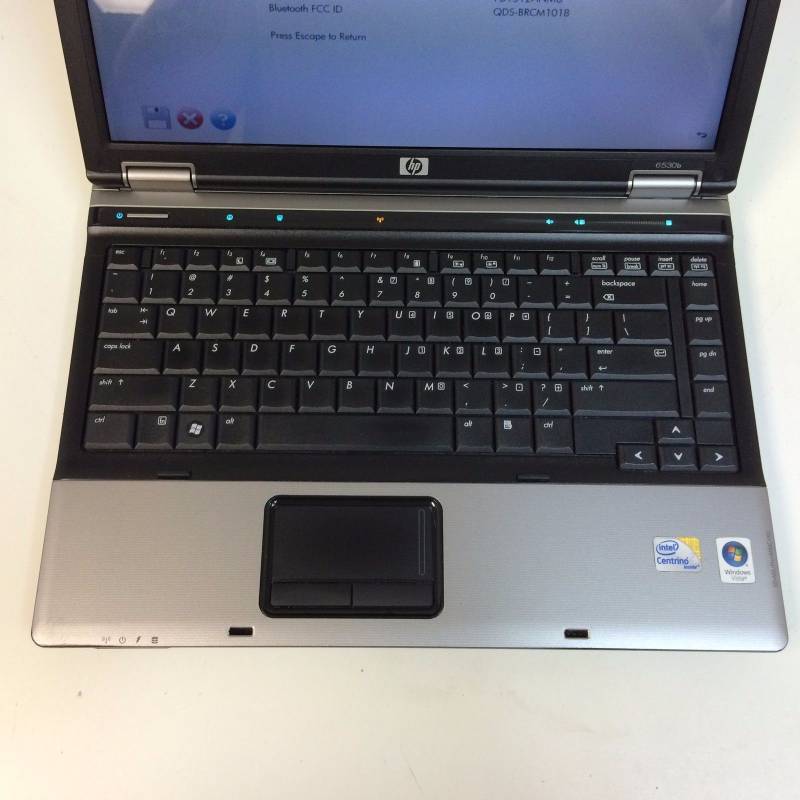 lot 18 image: HP Compaq 6530b 2.26GHz Core 2 Duo, 160GB HDD, 4GB RAM, 14.1, No OS
