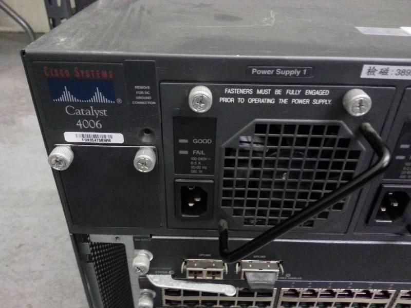 lot 20 image: Cisco Catalyst 4006 Networking Switch Chassis