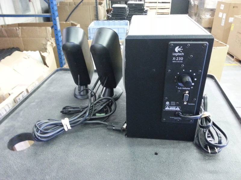 lot 43 image: Logitech X-230 Computer Speakers and Subwoofer