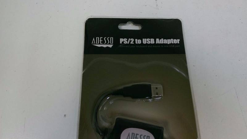 lot 46 image: Lot of 3 New Adesso PS2 to USB Adapter ADP-PU21 Factory Sealed