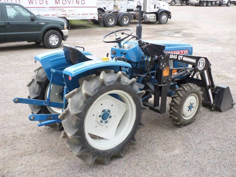 Hinomoto E18D Tractor With BushHog Loader LE April Consignments 4