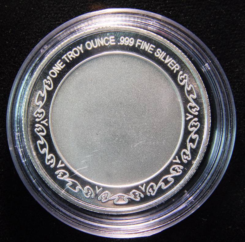 1 TROY OZ. .999 FINE SILVER LIBERTY EAGLE ROUND IN AIRTITE HOLDER