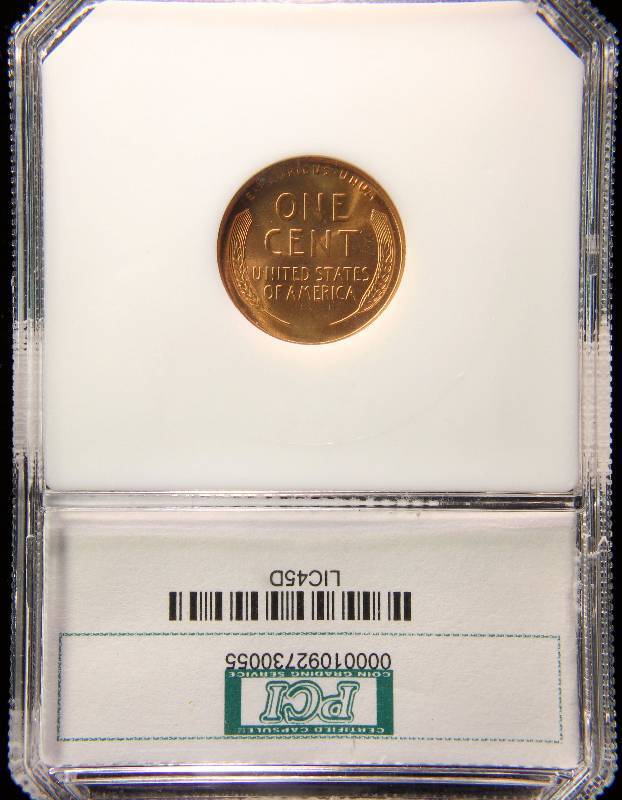 1945-D WHEAT CENT MS68 RED PCI CERTIFIED