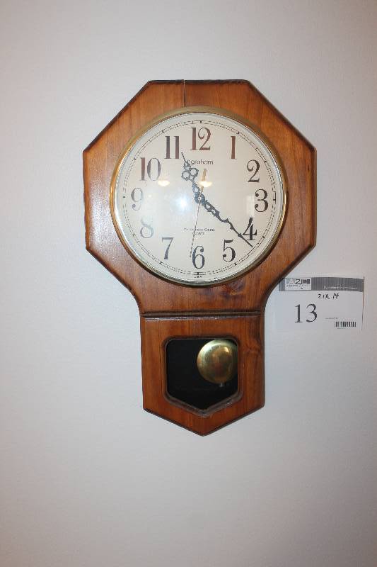 lot 13 image: Ingraham Westminster Chime Wall Clock
