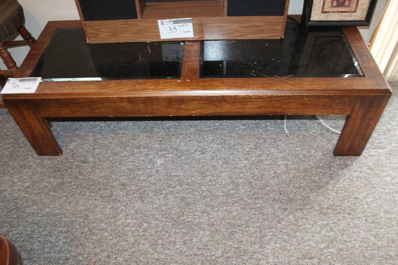 lot 36 image: Coffee Table With Stool