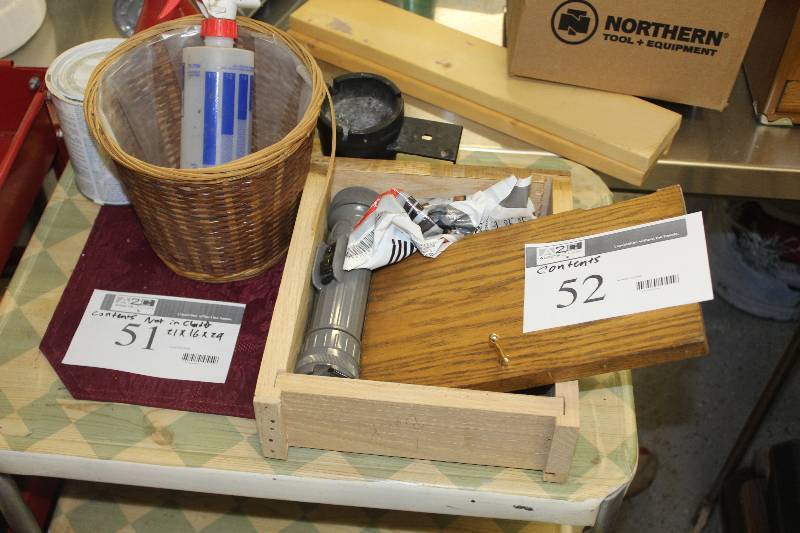 lot 52 image: Utility Cart Contents