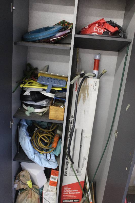 lot 72 image: Utility Cabinet Contents