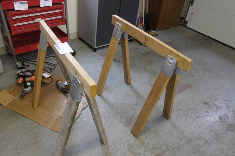 lot 67 image: Lot of (2) Saw Horses
