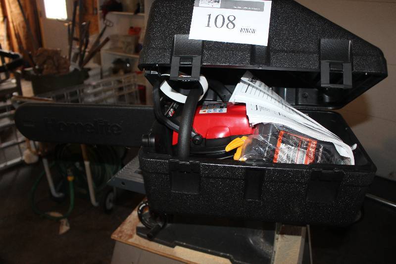 lot 108 image: Homelite Chain Saw