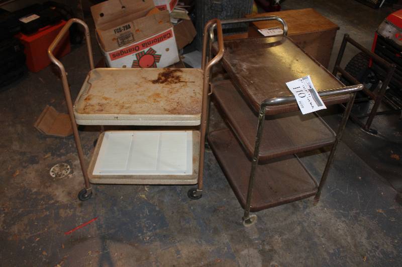 lot 110 image: Lot of (2) Utility Carts
