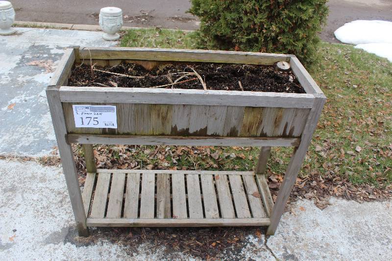 lot 175 image: Lot of (2) Planter Boxes