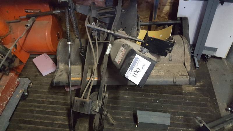 lot 100 image: Simplicity 42 Snow Blower Attachment