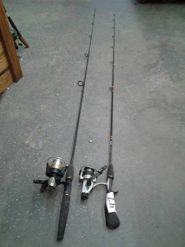 lot 47 image: 2-Fishing Rods With Reels