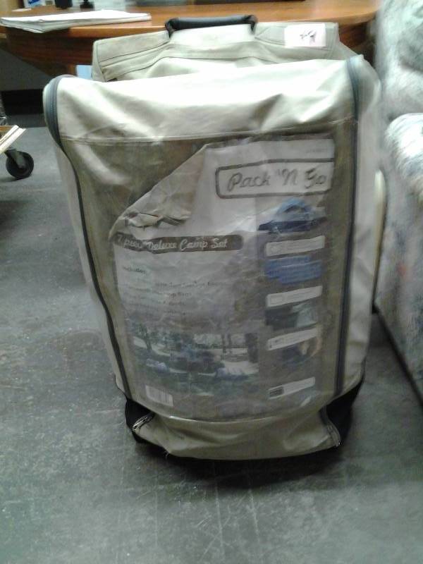 lot 49 image: Partial Pack N Go Set Tent With Poles (No Rain Fly)