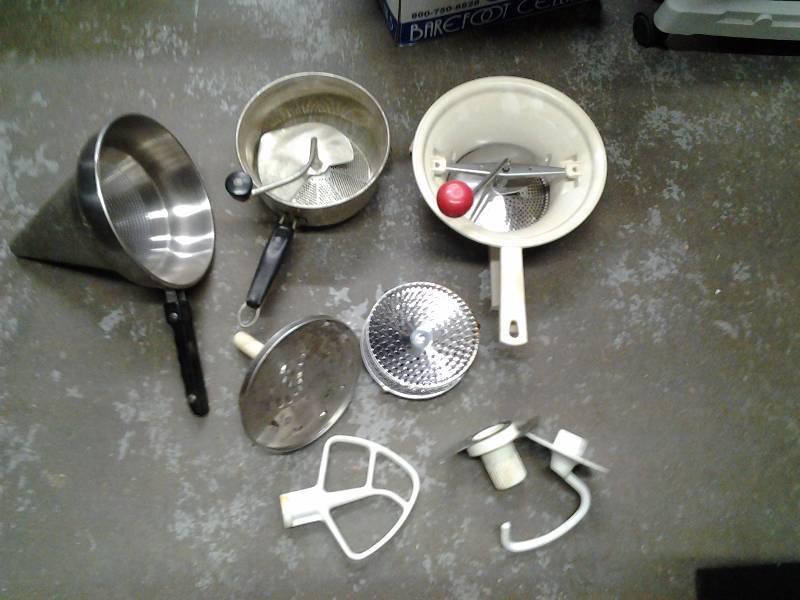 lot 93 image: Lot Of Ricers, Slicers, Dicers & Attachments