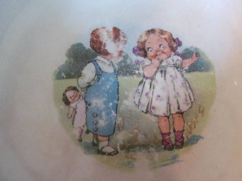 Childrens Plate & Shoes