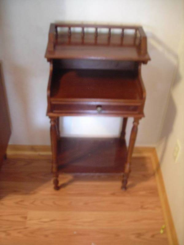 lot 27 image: Single Drawer Telephone StandCabinet