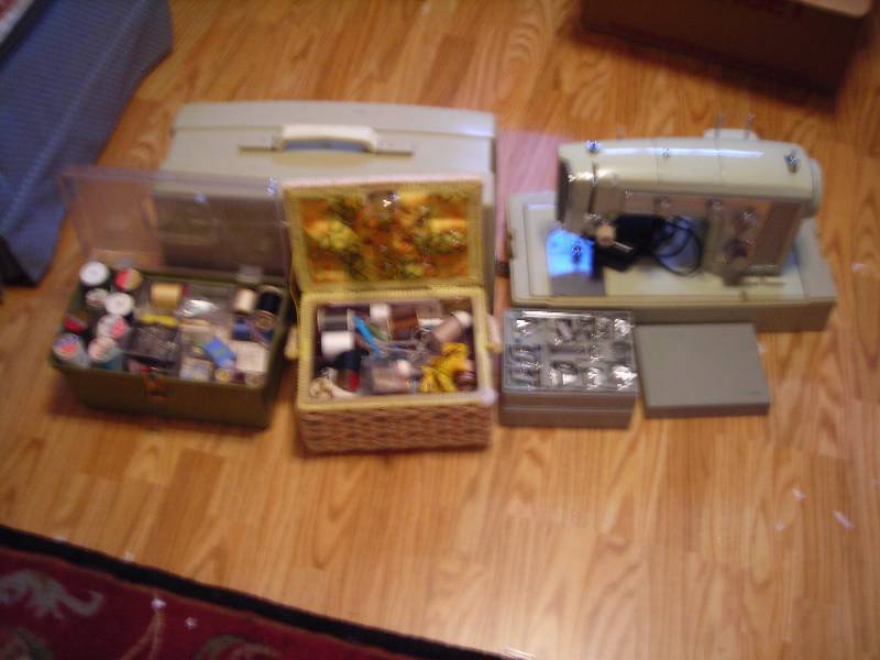 lot 76 image: Sears Kenmore Portable Sewing Machine
