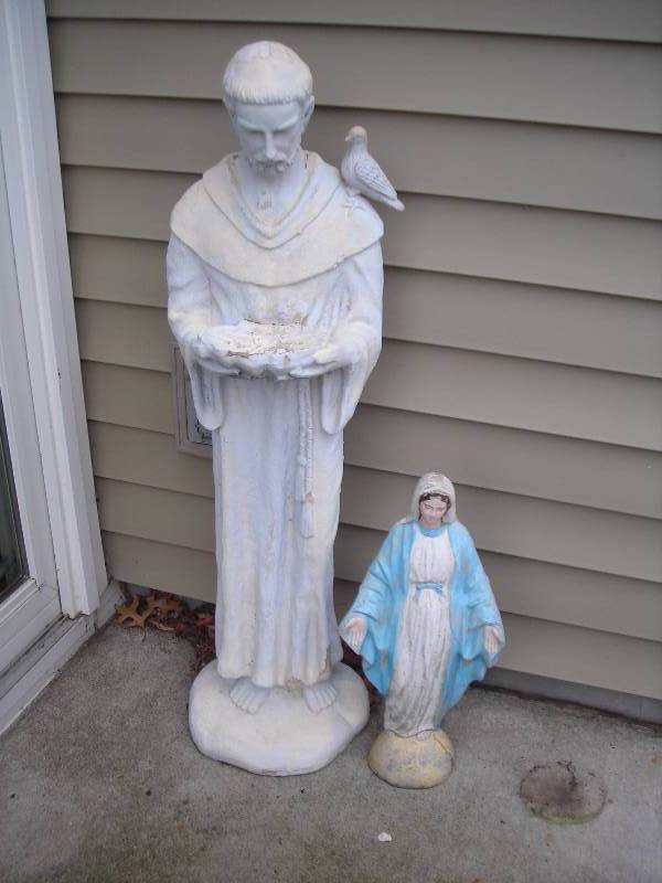 lot 132 image: 2-Religious Statues