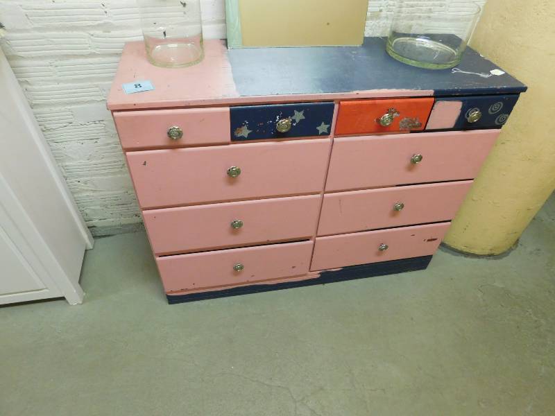Funky ten drawer dresser