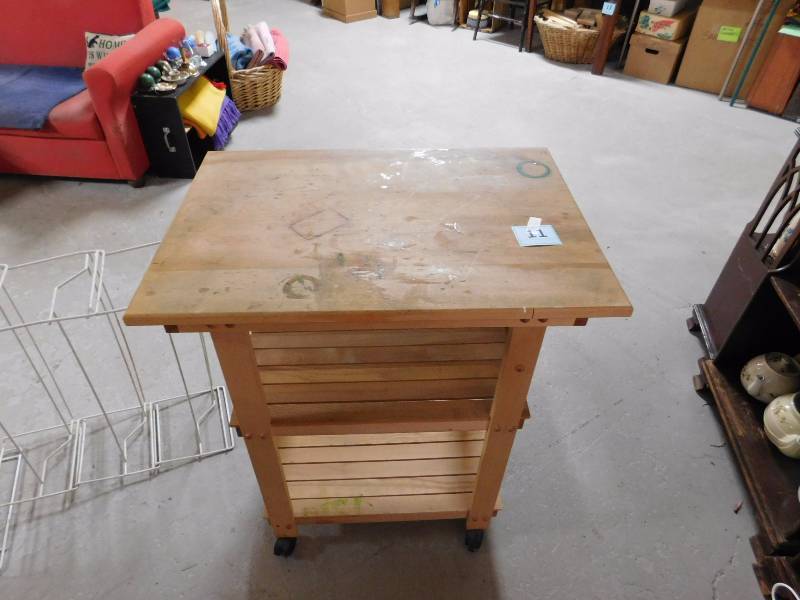 light duty butcher block table drop leaf