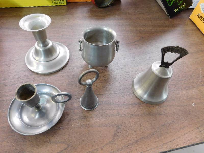 Pewter pieces