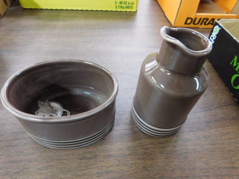 two Waechterbach ceramic items