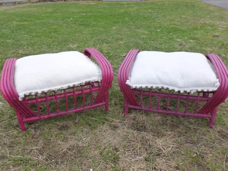 lot 6 image: Rattan Chairs